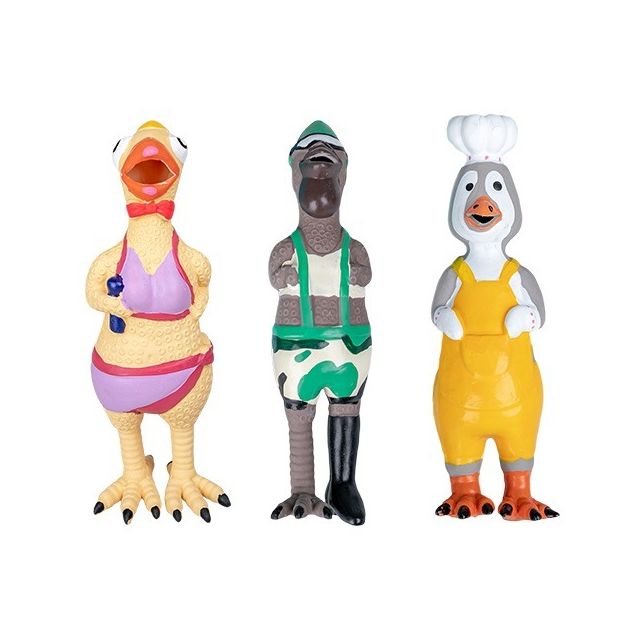 Chrisco Latexlegetøj m. pivelyd, 21-22 cm