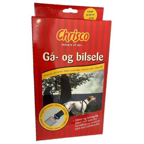 Chrisco Gå- og bilsele, 25-120 cm