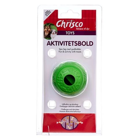 Chrisco Aktivitetsbold, Ø 8 cm, Grøn
