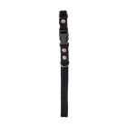 Chrisco Halsbånd i webbing med snaplås, 40-60 cm, sort