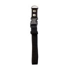 Chrisco Halsbånd i nylon med snaplås, 40-60 cm, sort