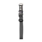 Chrisco Halsbånd i nylon med snaplås, 40-60 cm, grå