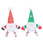 Chrisco Julenisse med pivelyd og reb, 38 cm