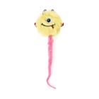 Chrisco Plysmonster med pink hale og katteurt, 27 cm