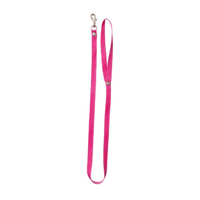 Chrisco Hvalpeline i nylon, 100 cm/15 mm, pink