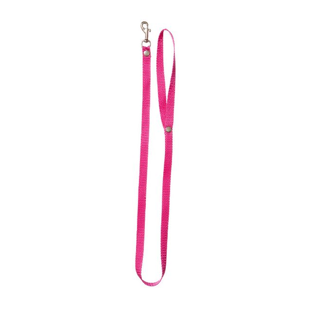 Chrisco Hvalpeline i nylon, 100 cm/15 mm, pink