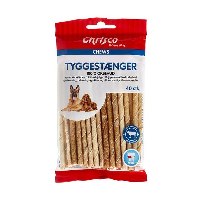 Chrisco Tyggestænger, 40 stk./140 g ℮