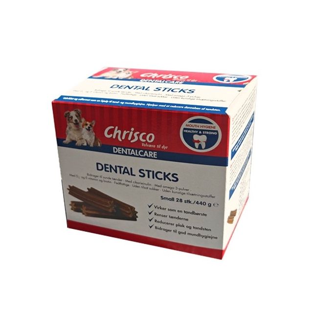 Chrisco Dental Sticks, 28 stk./440 g ℮, Small 