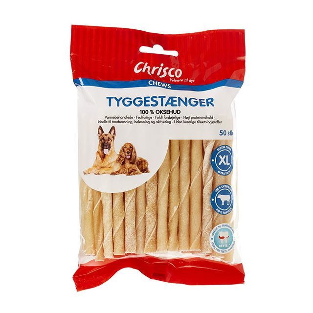 Chrisco Tyggestænger, 50 stk./350 g ℮