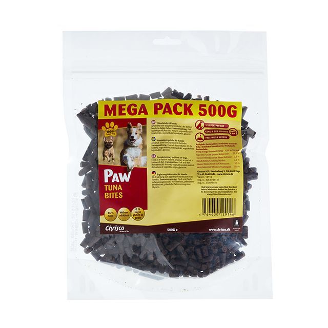 Paw Tuna Bites, 500 g ℮ MEGA PACK
