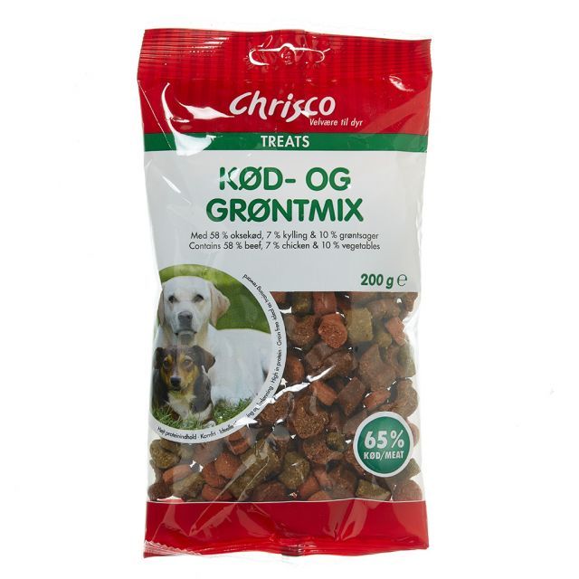 Chrisco Kød- og grøntmix, 200 g ℮