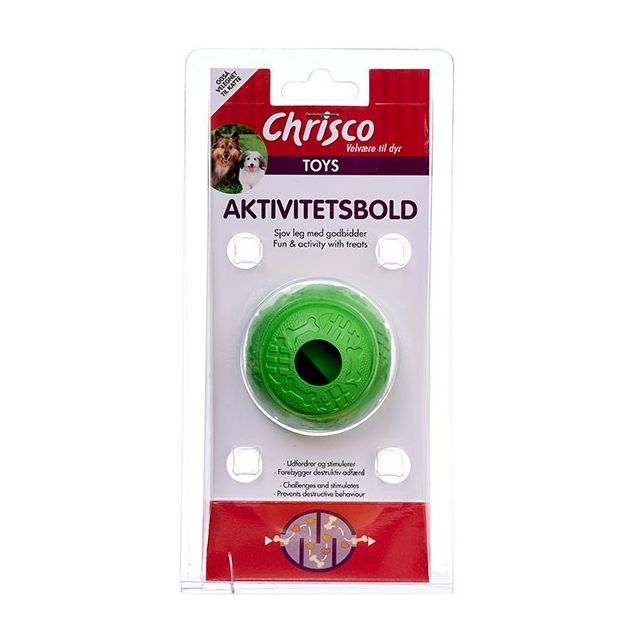 Chrisco Aktivitetsbold, Ø 8 cm, Grøn