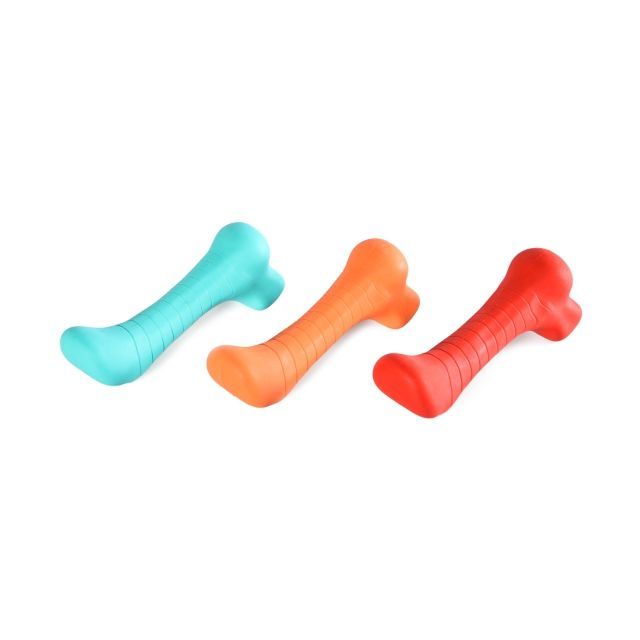 Chrisco Aktivitetslegetøj i gummi med knitrelyd, 17 cm