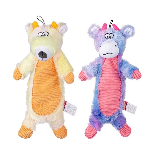 Chrisco Plysbamse med rasle- og pivelyd, 45 cm