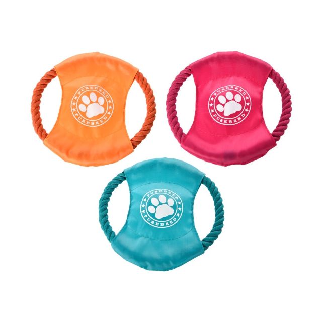Chrisco Frisbee med reb, Ø 19 cm