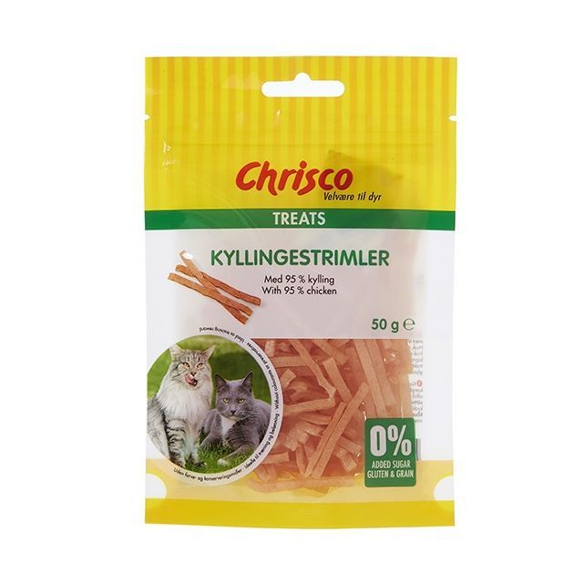 Chrisco Kyllingestrimler, 50 g ℮