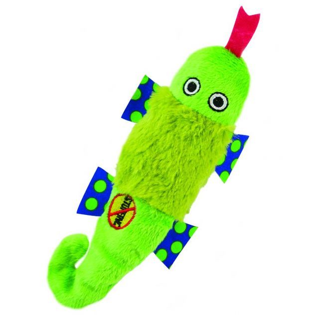 Petstages Ultra Mini Stuffing Free Lizard, 15 cm