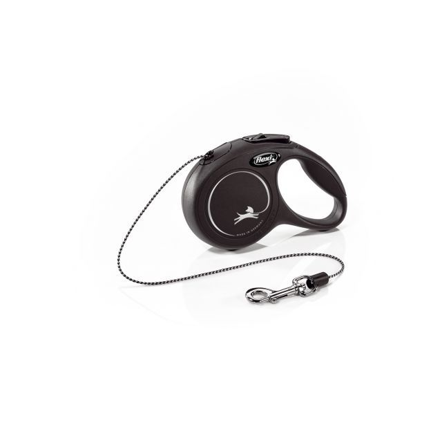 Flexi Classic Cord flexline XS 3 m/8 kg - sort 