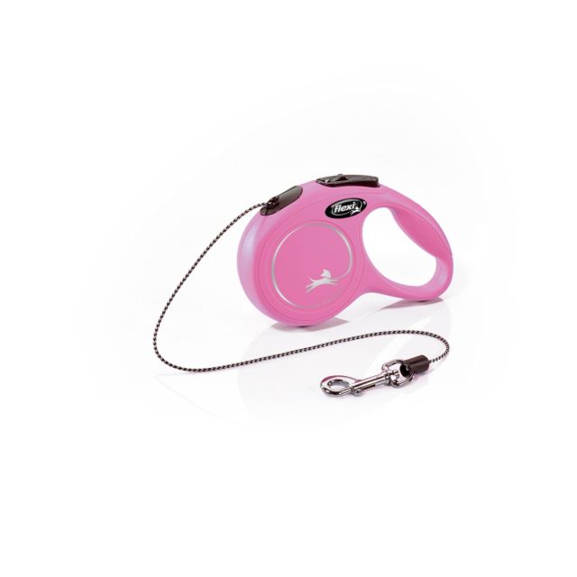 Flexi New Classic Cord flexline XS 3 m/8 kg - pink