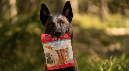 Chrisco Munchy hundesnacks med og uden svøb